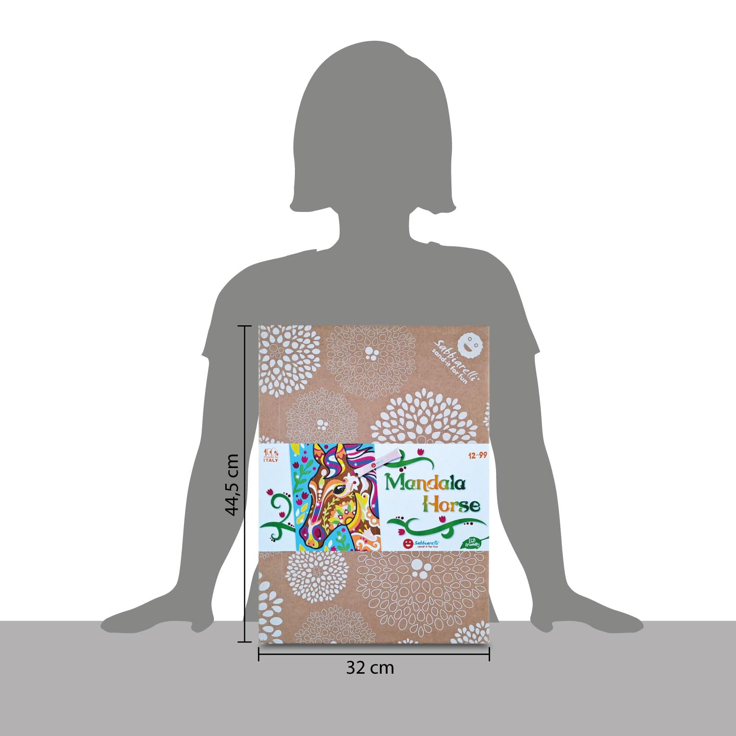 Mandalas Colorear Adultos Sabbiarelli Sand-it For Fun - Bag Halloween, Mini Set De Sand Art Para Niños 5 : 12 Sobres De Arena De Colores Y 2 Hojas Adhesivas A6 Con Dibujos De
