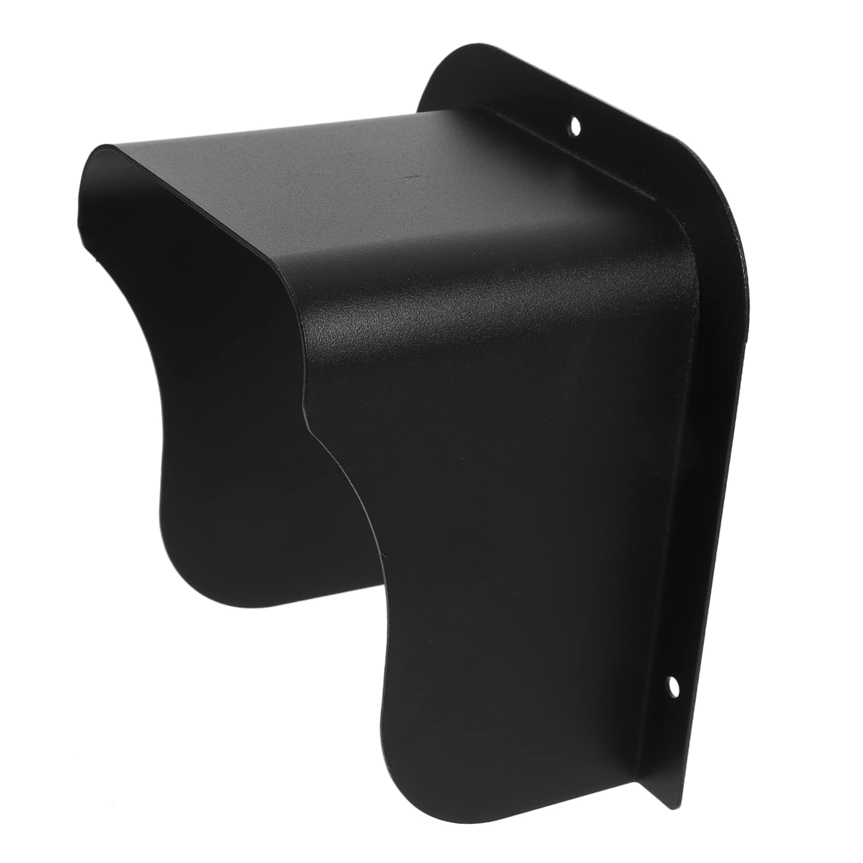 Cache-sonnette métallique étanche noir pour protection pluie de sonnette extérieure - 8