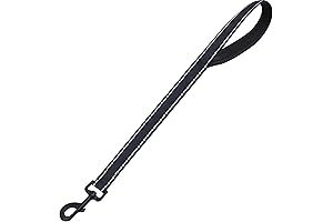 Heavy Duty Short Dog Leash 2 ft, Reflective Training Dog Leashes for Medium Large Dogs