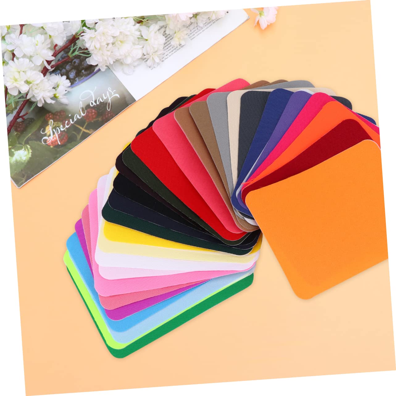 SHINEOFI 3sätze Bunte Bügelflicken Aus Rechteckige Imitiert Denim Stoffreparatur-patches Für Jeans Taschen Hüte Und Kreative Projekte Farben
