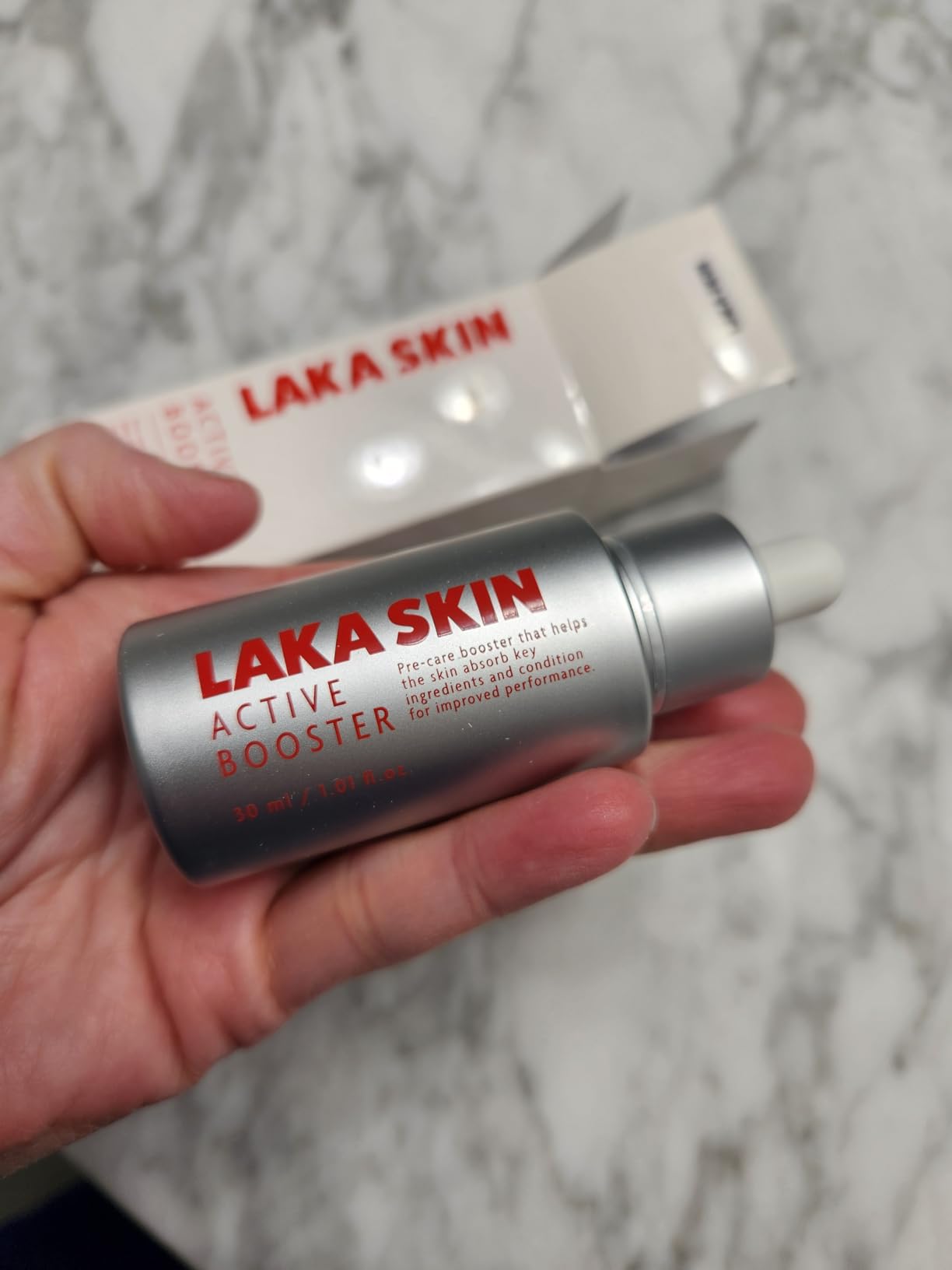 Laka Skin Care Active Booster, 30ml/1.01 fl.oz, PDRN, Peptide for Elasticity, Cleaning Pores, Soothing, Hyaluronic Acid, Korean Skin Care