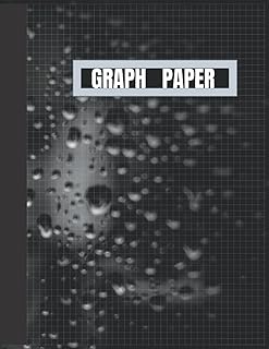 Graph Paper Composition Notebook: Raindrops on the window Dark tone Quad Ruled 5x5, Grid Paper for Math & Science Students (8.5 x 11) 109 Sheets,