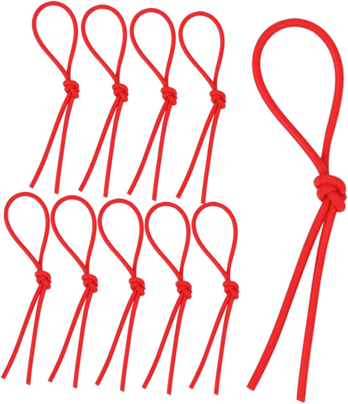 10pcs Elastic Rubber Yangqin Covers Thickened Hammer Sleeves for Dulcimer Rubber Tubes Enhance Sound Performance
