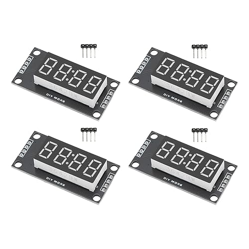 Miniatura 7 de Módulo de pantalla LED digital, 4 juegos de 4 dígitos y 7 segmentos, módulo de visualización de tubo digital, chip de unidad LED de 0.36 pulgadas,
