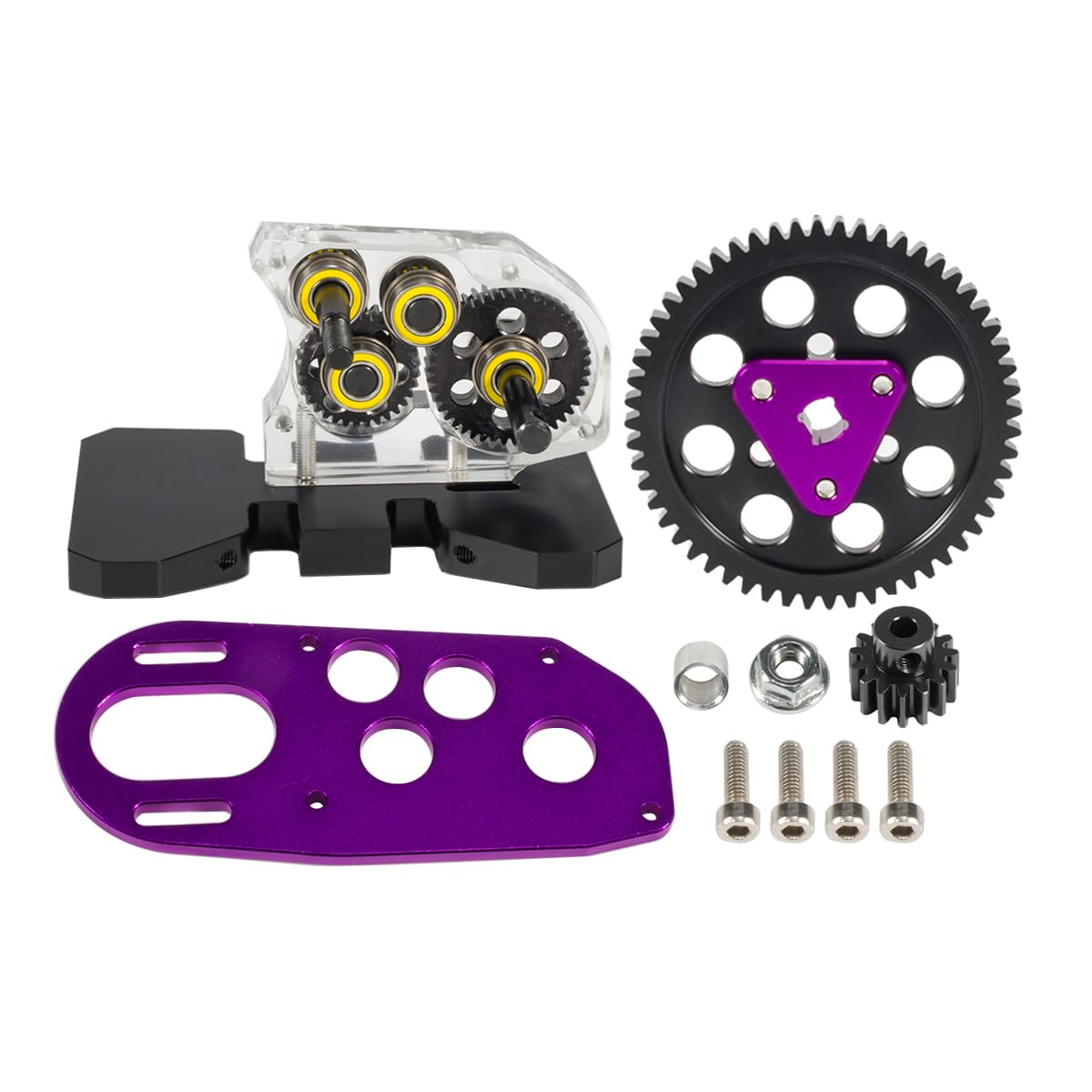 Amazon | JOYSOG SCX10 LCG 2 低トランスミッション 30% オーバー