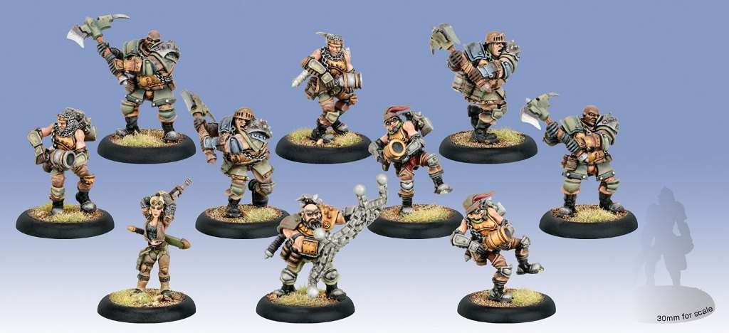 Privateer Press - Warmachine - Mercenary: Sam Machorne and Devil Dogs Model Kit