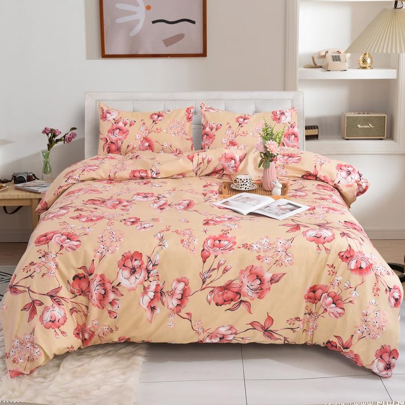 WEAVERS: 4-Piece Super Soft Complete Bedding Set - Luxurious Designs, Cotton-like feel Microfiber Fabric - Hypoallergenic and Breathable, Easy Maintenance. (Size - Super King, Design - MRD-113SK-2) โ image 1