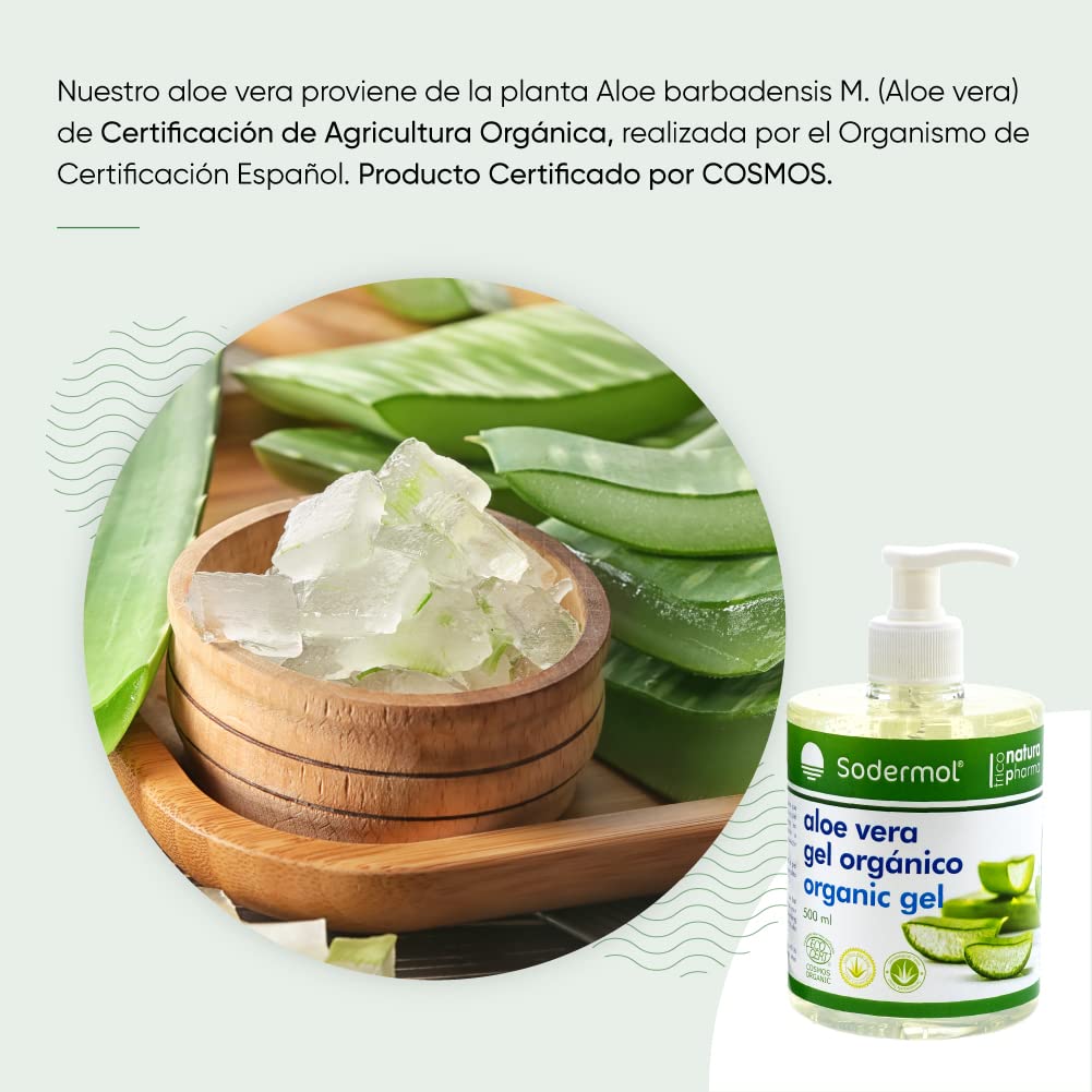 Gel-Creme Aloe vera rein 100% Bio 500ml, 100% kologisch. Reines Aloe vera  Gel, Feuchtigkeitsspender fr die Haut, fr nach der Rasur, Haarentfernung,  Sonne. Aloe Vera gel 100 prozent (500 ml) : Amazon.de: Kosmetik