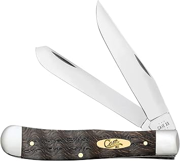 Case Cutlery CA14000 Trapper Black Curly Oak