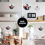 Personalized Photo Wall Clock – Custom Silent Round Clock – Wooden Keepsake Gift for Home & Loved Ones