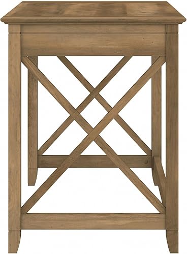 Miniatura 23 de Bush Furniture Key West - Escritorio de 48 W en nogal gris oscuro Gris Oscuro Nogal,gris (cape cod gray),Roble blanco de lino.,cereza bing,Roble