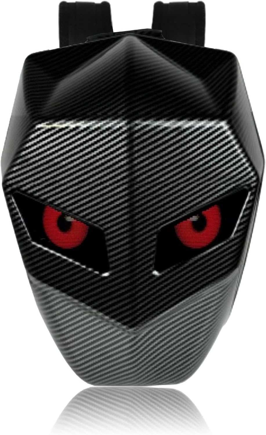 LED Backpack with Eyes LED LED Backpack Motorcycle Backpack with Programmable LED Screen Carbon Fibre Texture Waterproof Hard Shell Helmet Laptop Bag