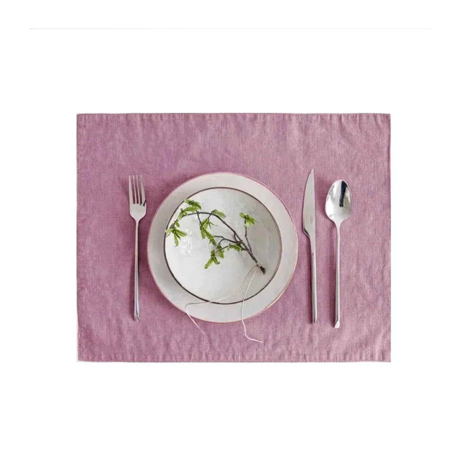 Napkins Cloth Linen Napkins Restaurant Wedding Dinner Solid Color Cloth Pure Classical Custom Home Table Napkin(Color09-40X40CM-4pcs)