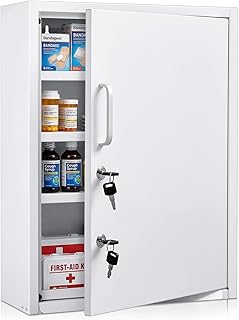 10 Closet Safe Ideas to Secure Valuables Discreetly at Home 41 Zonon Locking Medication Cabinet with Document Pocket, Metal Wall Mounte...