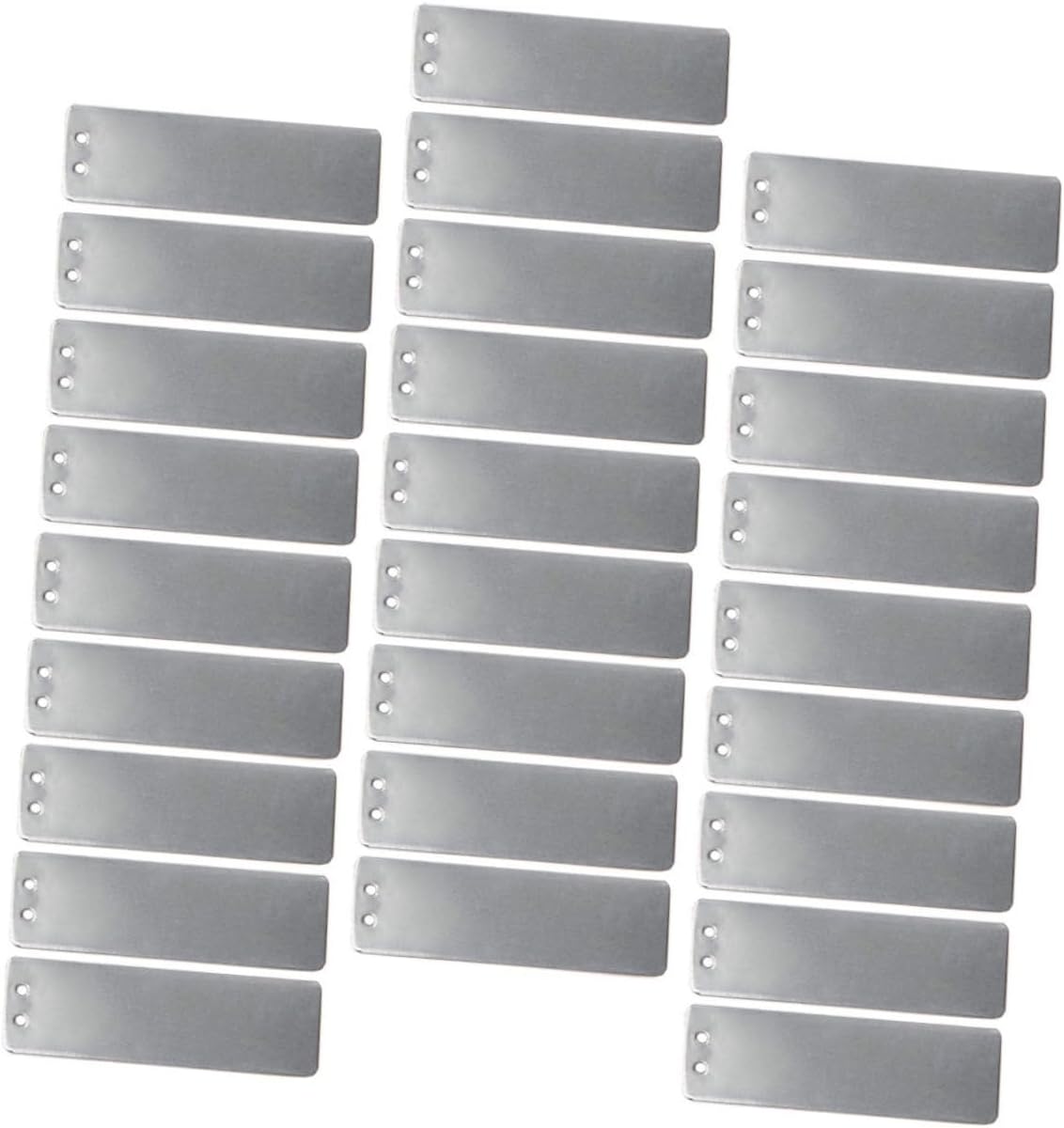 DOITOOL 100pcs Metal Plant Labels with Aluminum Tags for Outdoor Garden and Potted Plants and Garden Markers for Vegetables Flowers and Herbs