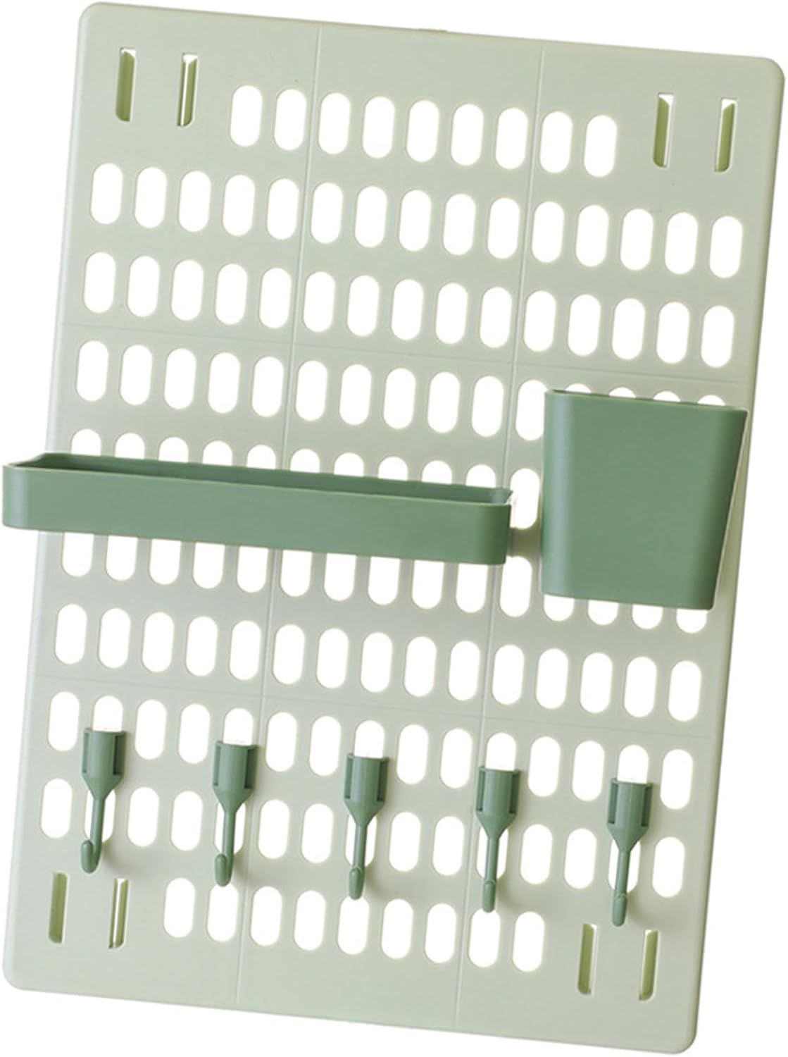 8pcs Punch-Free Bathroom Wall Storage Hooks Wall Hanging Rack Detachable Design Home Organizer for Kitchen and Bathroom