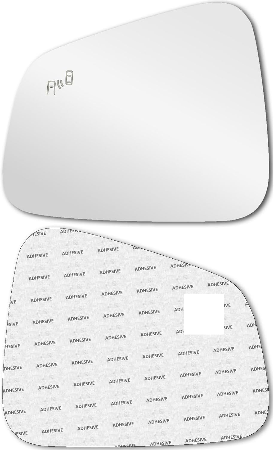 Blind Spot Mirror Glass with Full Size Adhesive for 2013-2022 Buick Encore Chevrolet Trax Driver Side View Left LH
