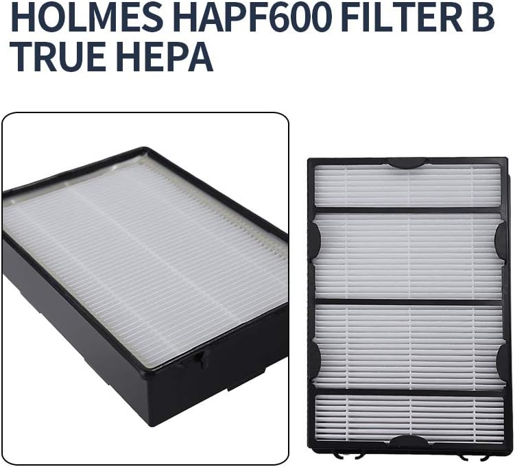 3 Packs HAPF600 Air Filter Replacement + 3 Packs Carbon Filter Replacement for Holmes HAPF600, HAP615, HAP625, HAP650, HAPF600D-U2