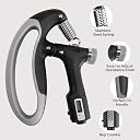Electronic Adjustable Hand Grip Strengthener, Hand Gripper With Counter for Men & Women, Gym Workout Hand Exercise Equipment, Forearm Exercise, Finger Exercise Power Gripper - Grey - 100kg gallery image