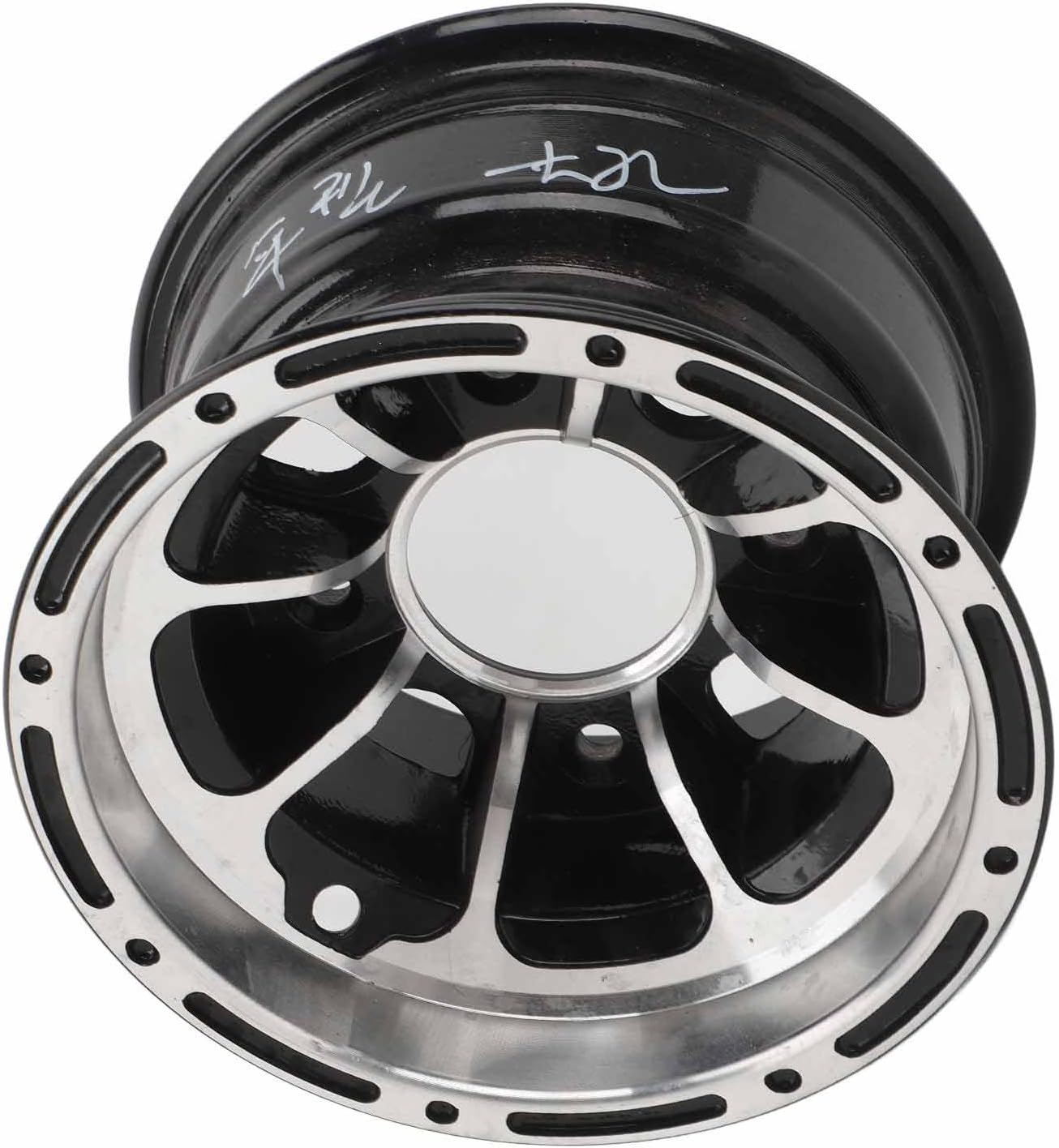 8in ATV Wheel Rim, High Performance, Sporty Look, Easy Installation, Multipurpose Use with Various Vehicles, Suitable for Most Quad Bikes, ATVs, Karts, Carts (Front Wheel)