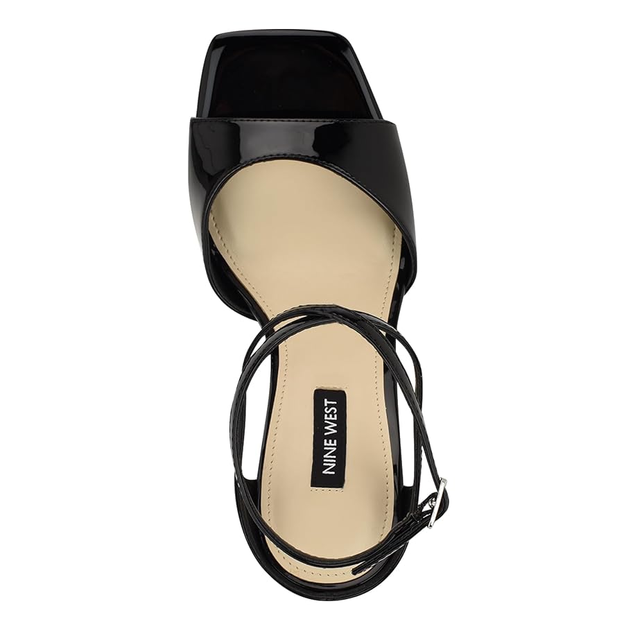 Amazon.com | Nine West Women's Devans Heeled Sandal, Black
