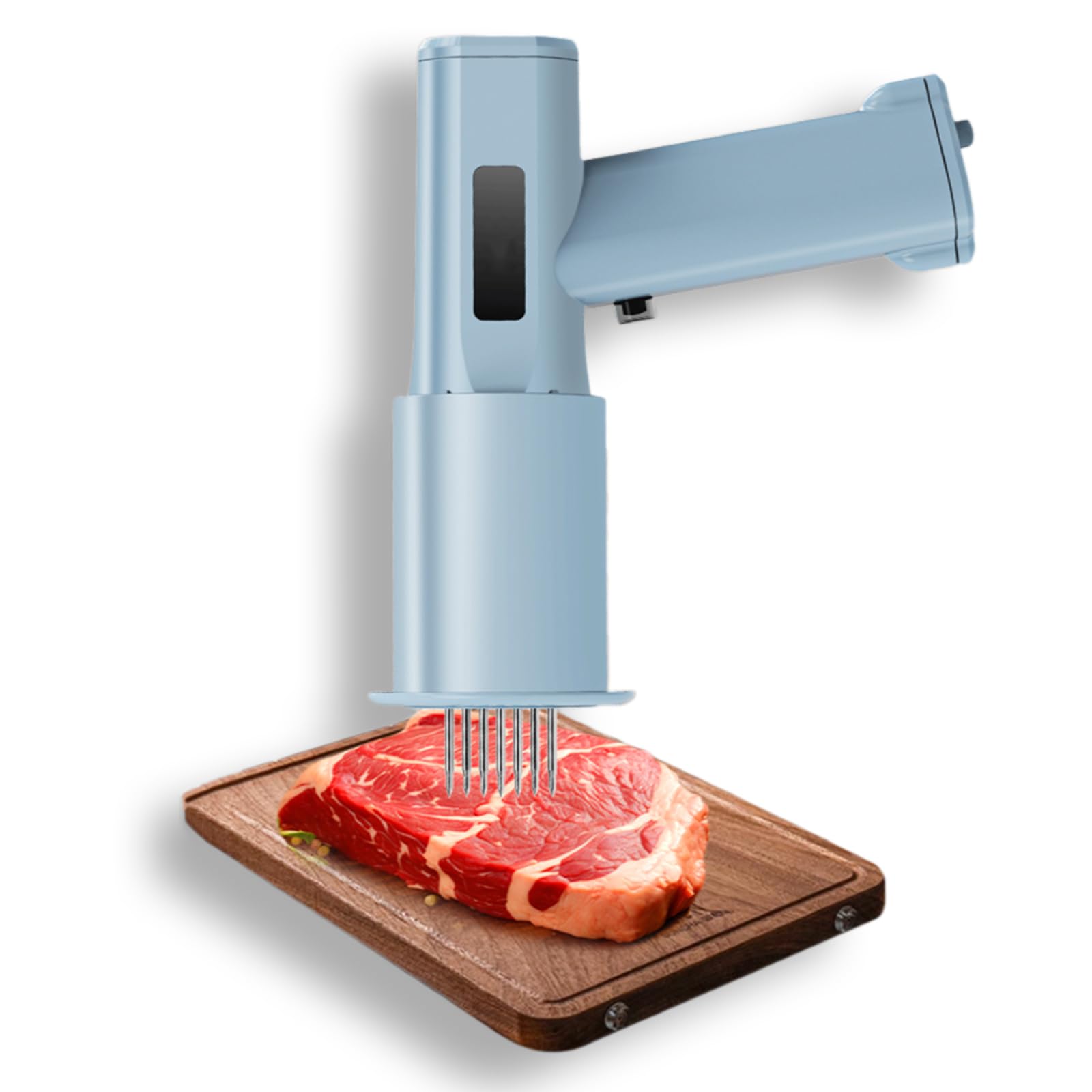 Elektrischer Fleischklopfer – verstellbare Maschine zum Zartmachen von Rind, Schwein, Truthahn und Huhn mit sofortiger Marinierfunktion