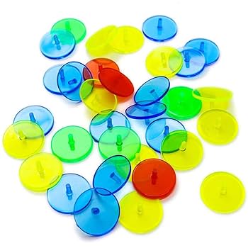 ボールマーカー Amazon | luzen 100個 24mm/0.94インチ カラフルプラスチック