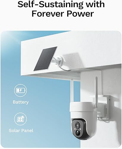 Miniatura 5 de LongPlus Cámara de seguridad celular solar 4G LTE inalámbrica, cámara de seguridad 2K sin WiFi, cámara inalámbrica para exteriores con batería