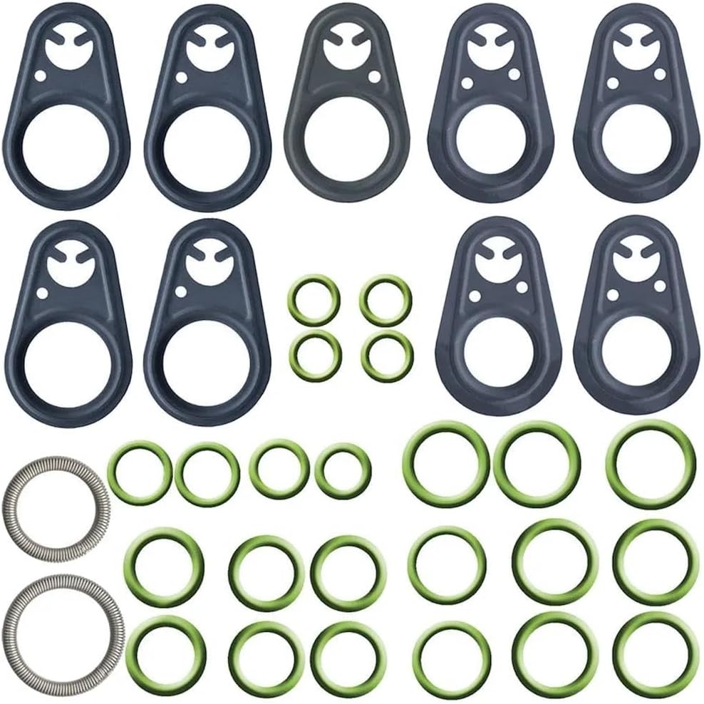 Rareelectrical New A/C O-Ring And Gasket Seal Kit Compatible With Dodge Jeep Liberty Renegade 6 Cyl 3.7L Nitro Heat 6 Cyl 3.7L Liberty Rocky Mountain Edition 2002-2012 By Gpd1321295