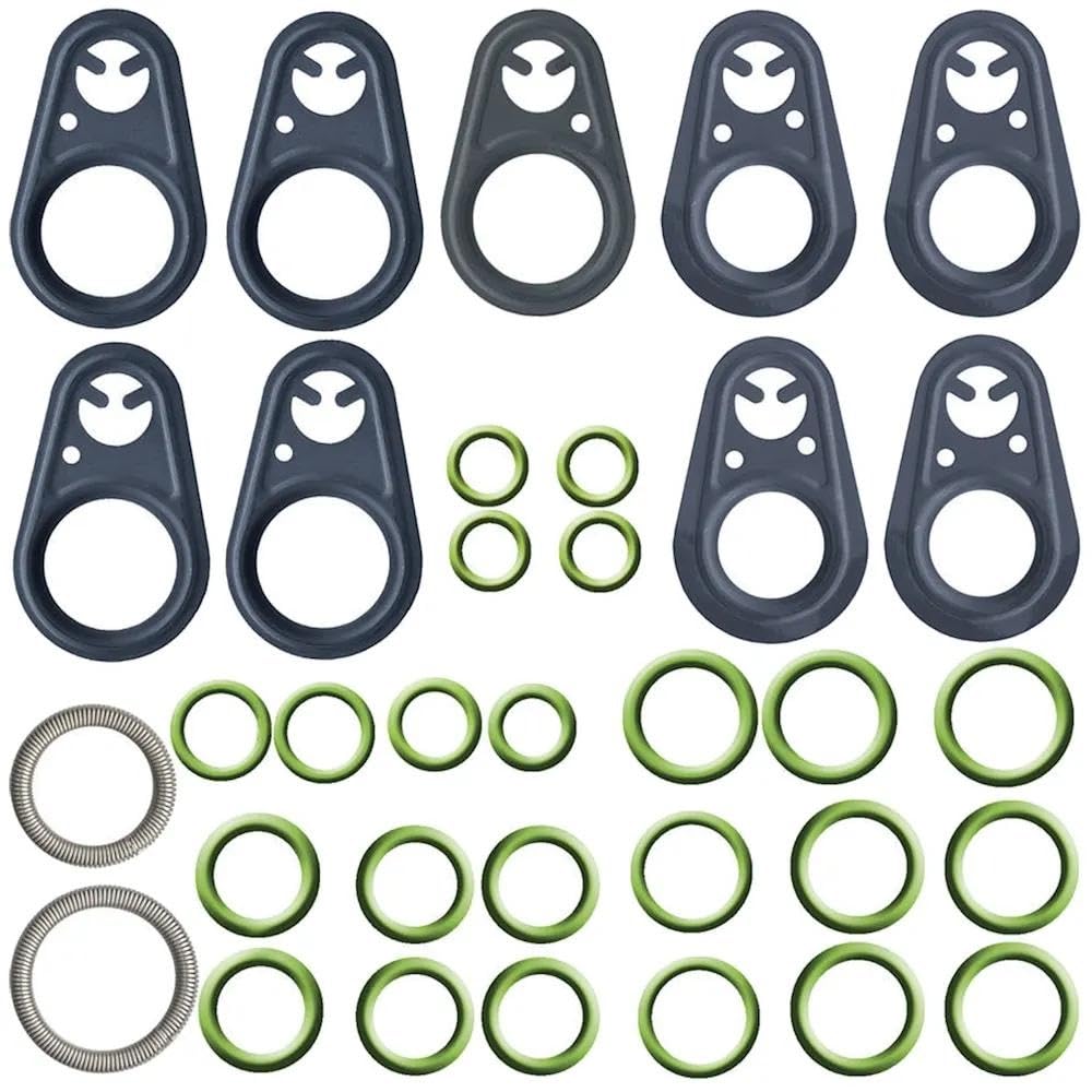 Rareelectrical New A/C O-Ring and Gasket Seal Kit Compatible with Dodge Jeep Nitro Heat 6 Cyl 3.7L Nitro Slt 6 Cyl 3.7L Nitro Se 6 Cyl 3.7L Nitro Sxt 6 Cyl 3.7L 2002-2012 By Gpd1321295
