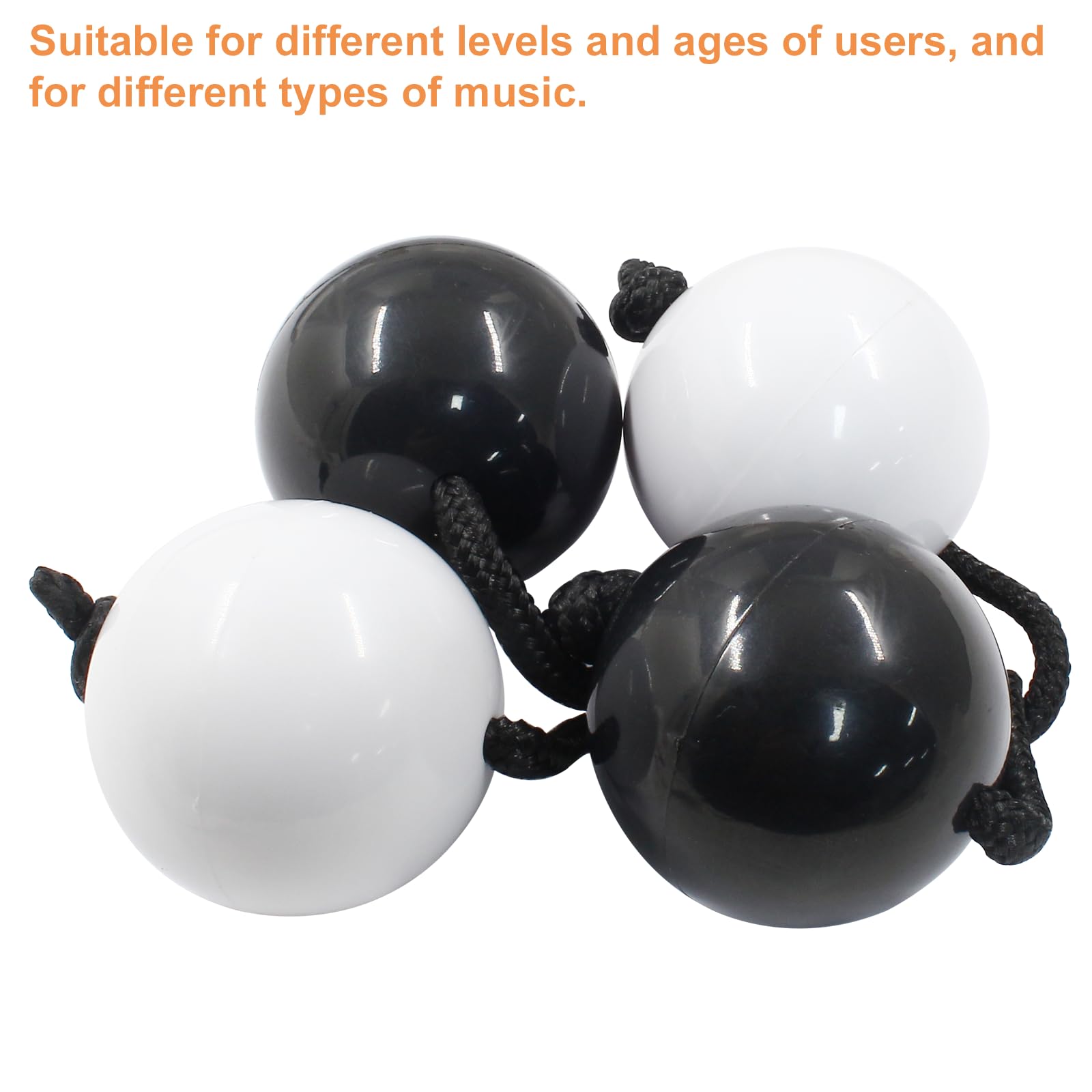 Asalato Shakers - Kurk Aslatuas ritmische bal, 2 paar kurk, Kashaka Shaker Asalato-balinstrument, percussie-instrument, klassieke Afrikaanse ballen voor muziekliefhebbers voor bruiloft, concerten