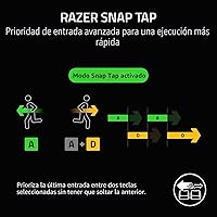 Vista 7 de Razer Teclado de juegos Tartarus V2: Interruptores de teclas de membrana Mecha - Teclado de una mano - 32 teclas programables - Iluminación Chroma