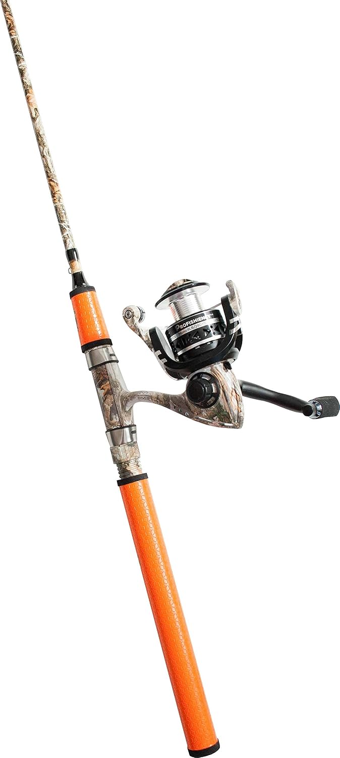 ProFISHiency 6FT - 7FT Lightweight 2-Piece Rod and Reel Combos - Variety of Lengths, Actions, & Features - Fiberglass, IM6 & IM7 Graphite Fishing Rods
