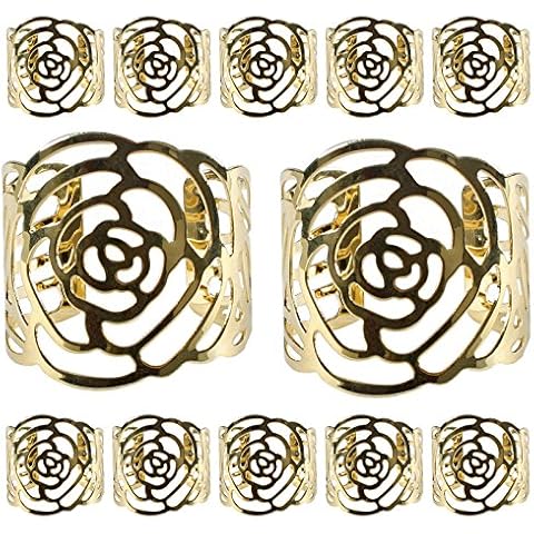 KAKOO Servilleteros de Mesa de Tela y Papel Cover