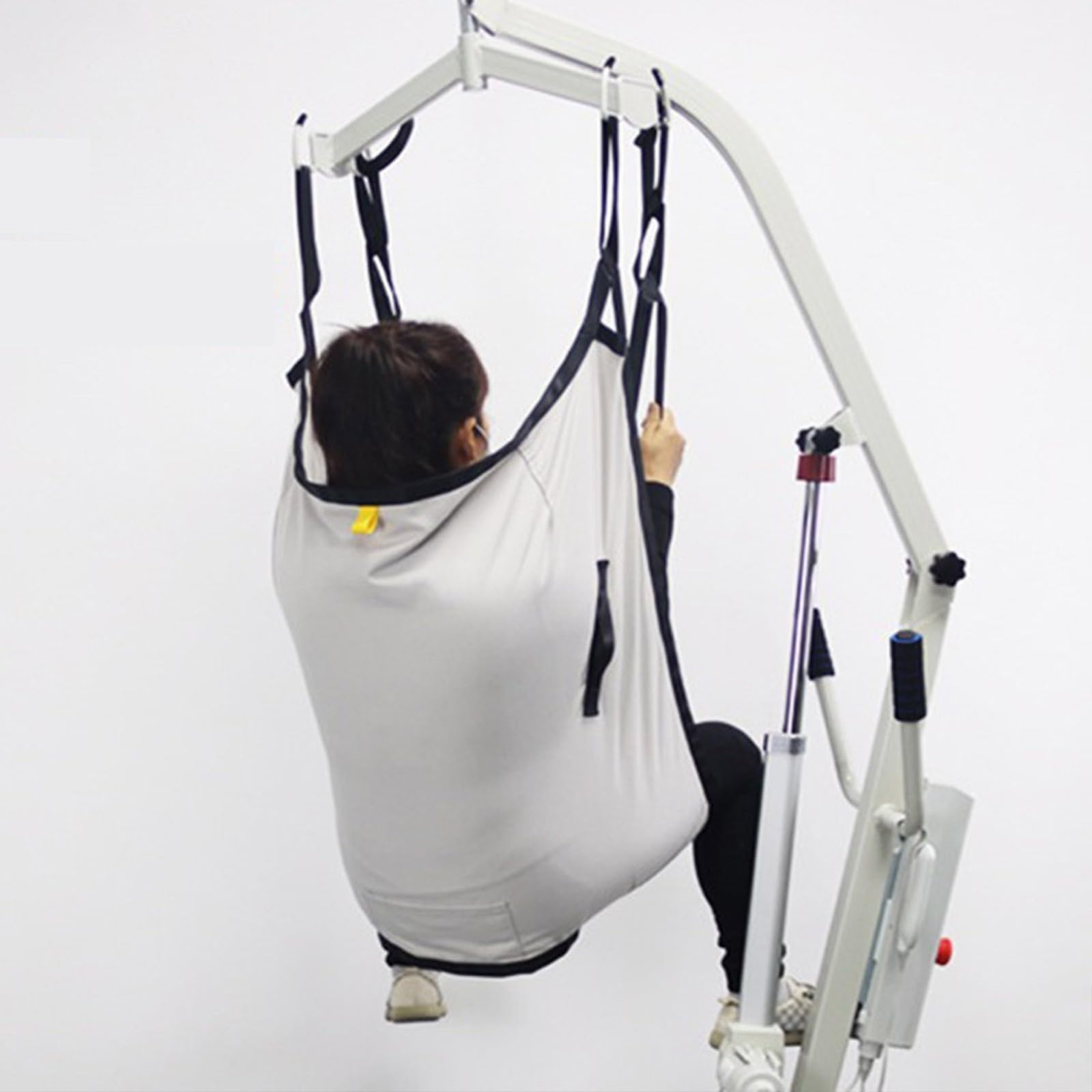 Arnés de elevación de Pacientes, arnés de Transferencia con Cabeza, arnés de elevación de Cuerpo Completo para Pacientes, arnés de Cuerpo Completo para Inodoro, arnés de