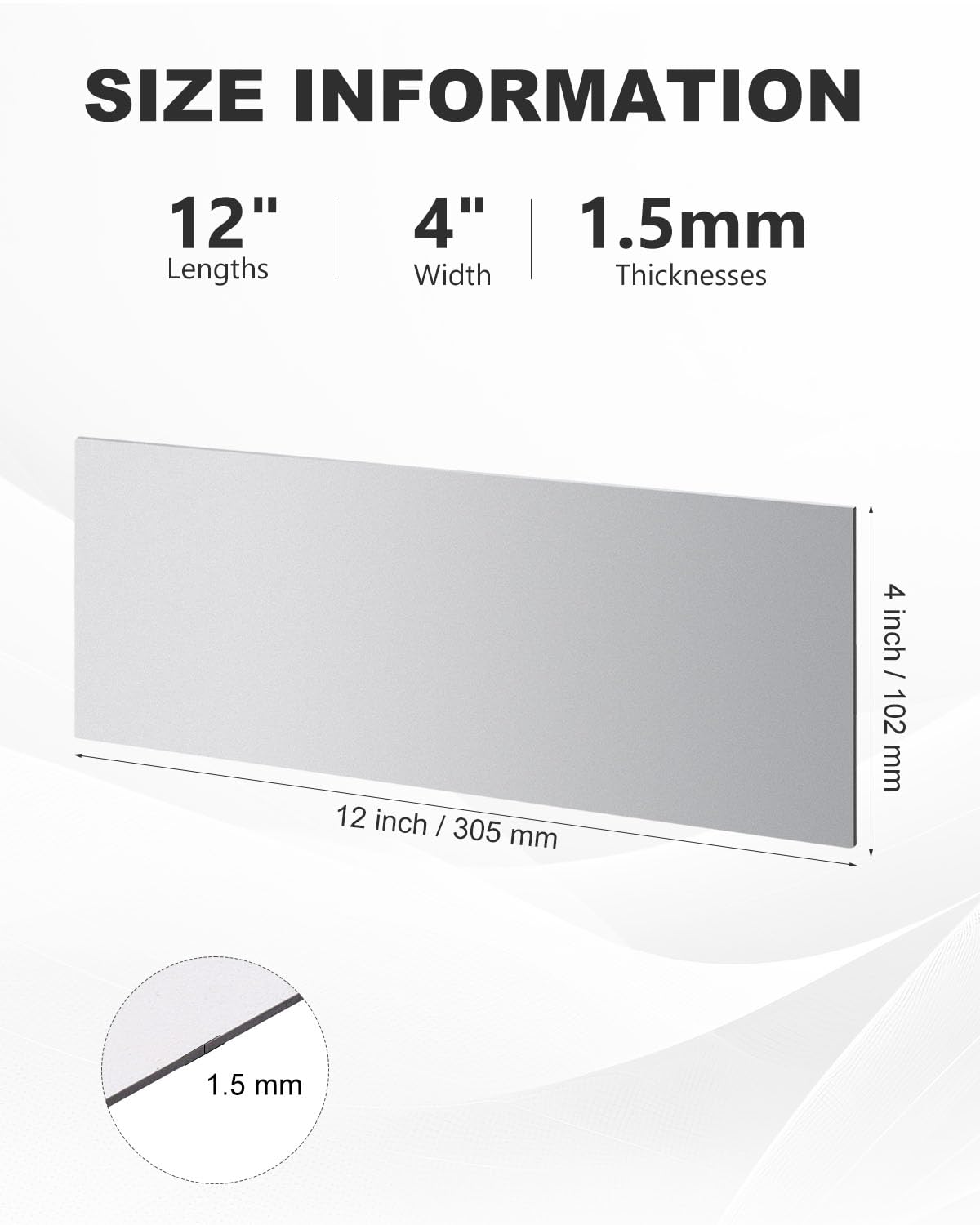 Cold Rolled Steel Sheets - 4 Pcs 12x4 -2 Cold Rolled Steel Sheets - 4 Pcs 12x4 -2