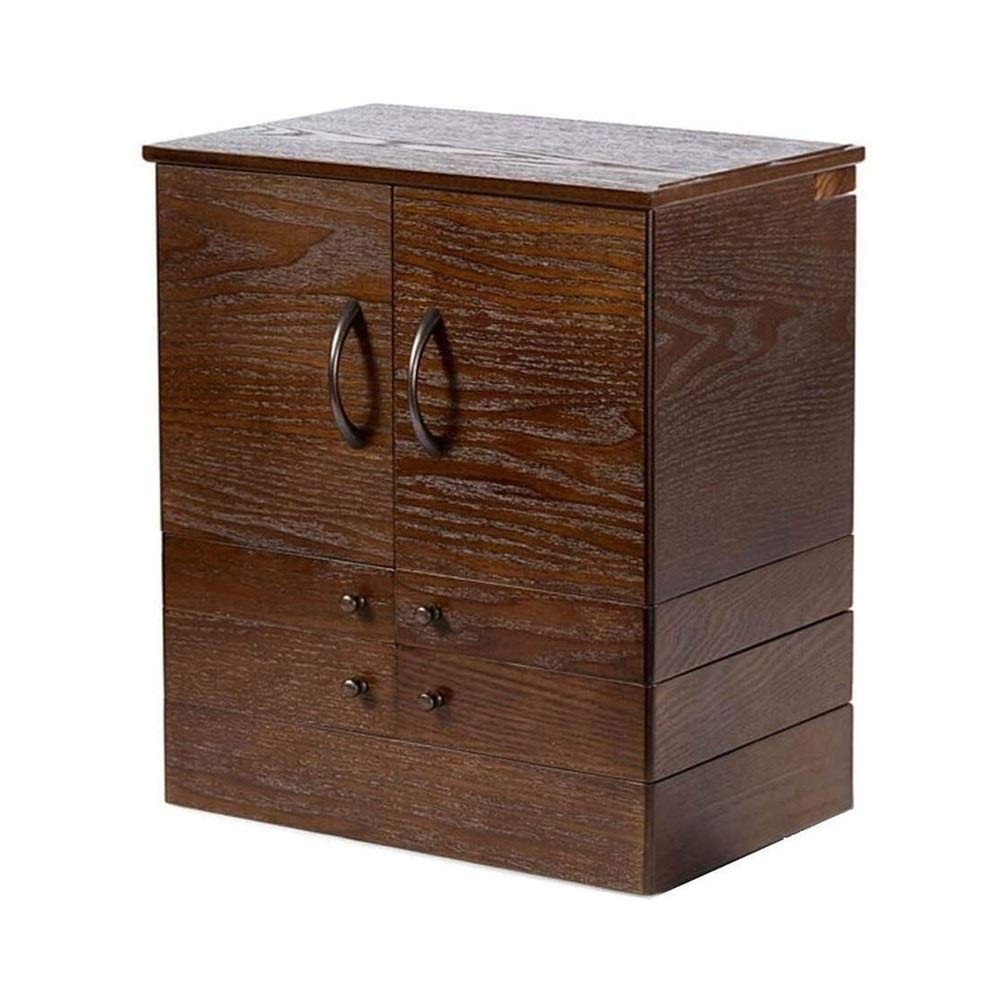 Jewellery Boxes Wood Portable Large Cosmetic Box Retro Jewellery Storage Box for Women Travel Case for Rings Bracelets