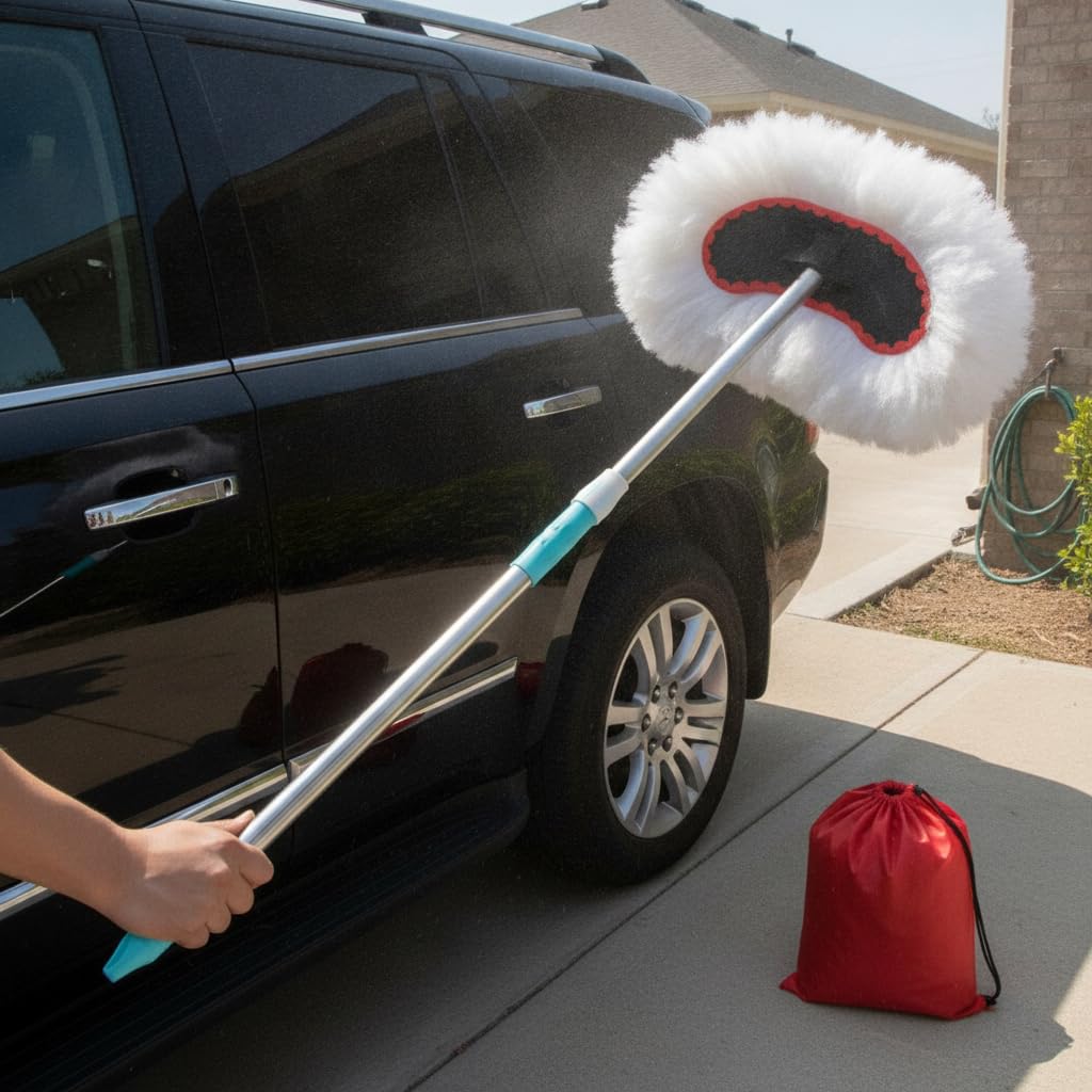 Cepillo Limpieza para Coche, Cepillo Leche 125cm