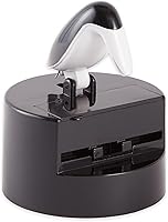 RSVP International Willie Woodpecker Toothpick Holder - Fun ABS Plastic Dispenser, Holds 75 Picks, Black & White