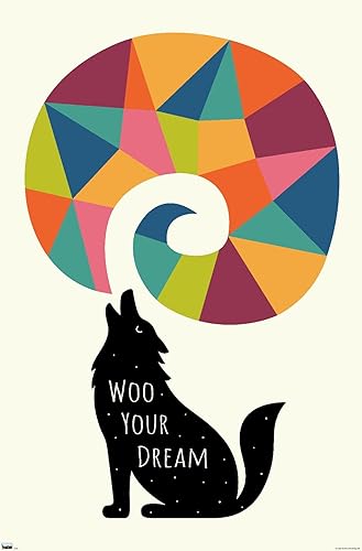 Trends International Andy Westface - Wolf Woo Your Dream Wall Poster disponible en Yaxa Guatemala