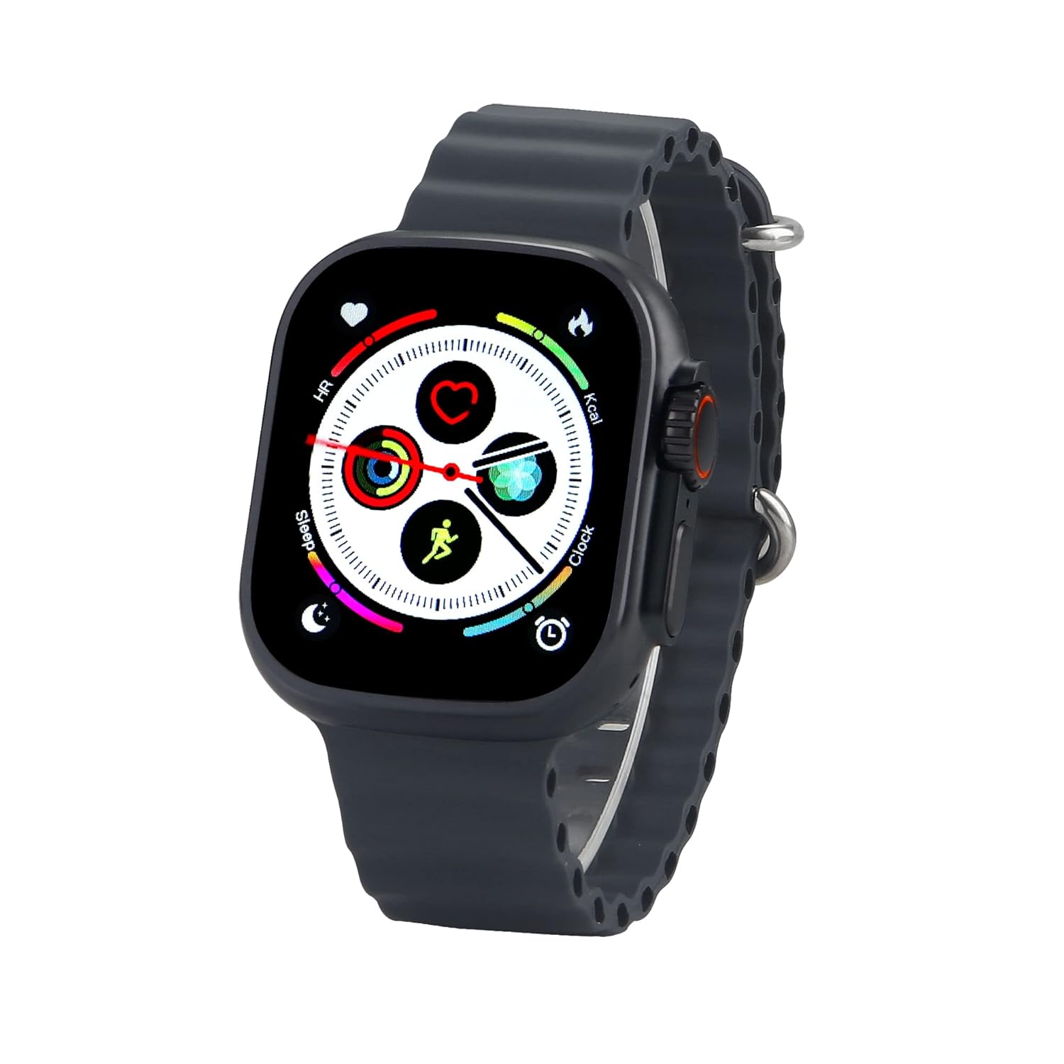 MZ MWatch Ultra (Smart Watch) Wireless Charging 49mm Display AlwaysOn Display Smartwatch (Black