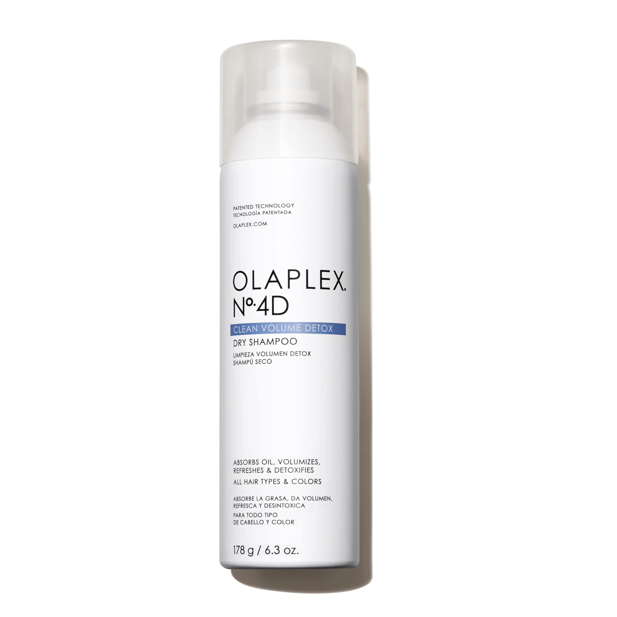 Olaplex No 4D Champú Seco, Desintoxica el Cuero Cabelludo, Neutraliza el Olor, Deja el Cabello Limpio, Para Todo Tipo de Cabello, 250ml
