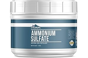 Earthborn Elements Pure Ammonium Sulfate Powder, Natural Soil Enhancer and Nitrogen Source (2.5 lbs)