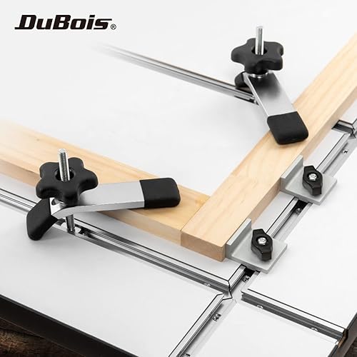 Miniatura 10 de DuBois 51052 T-Track - Kit de parada corta y en línea, ajuste universal, bloque de parada en T para carpintería en T, lijado y enrutamiento, 4