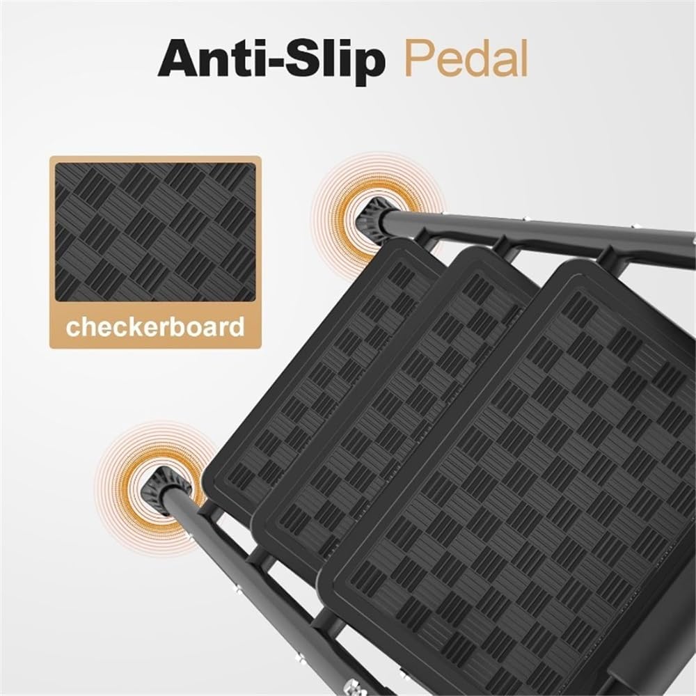 Household Stepladders 3 Step Ladder Stool for Adults Folding Step Stool with Cushioned Handle with Wide Pedal Folding Stepladder