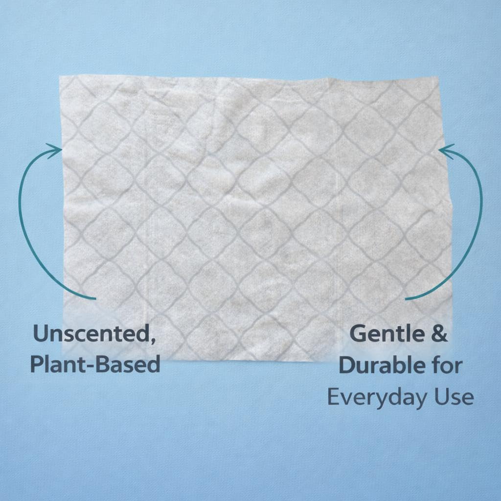Flushable Wipes for Adults – Unscented with Aloe & Vitamin E – Septic Safe, Thick & Gentle Bathroom Wipes. 24 Pack, 1152 Wipes.
