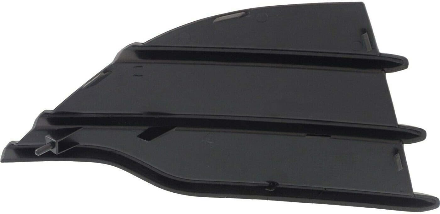 DAT AUTO PARTS Front Left Driver Side Fog Light Hole Cover Grille Molding Trim Bumper Insert Replacement for 2013-2016 Ford Escape SEL/Titanium Models Black Textured Plastic FO1038125 CJ5Z17E811BA