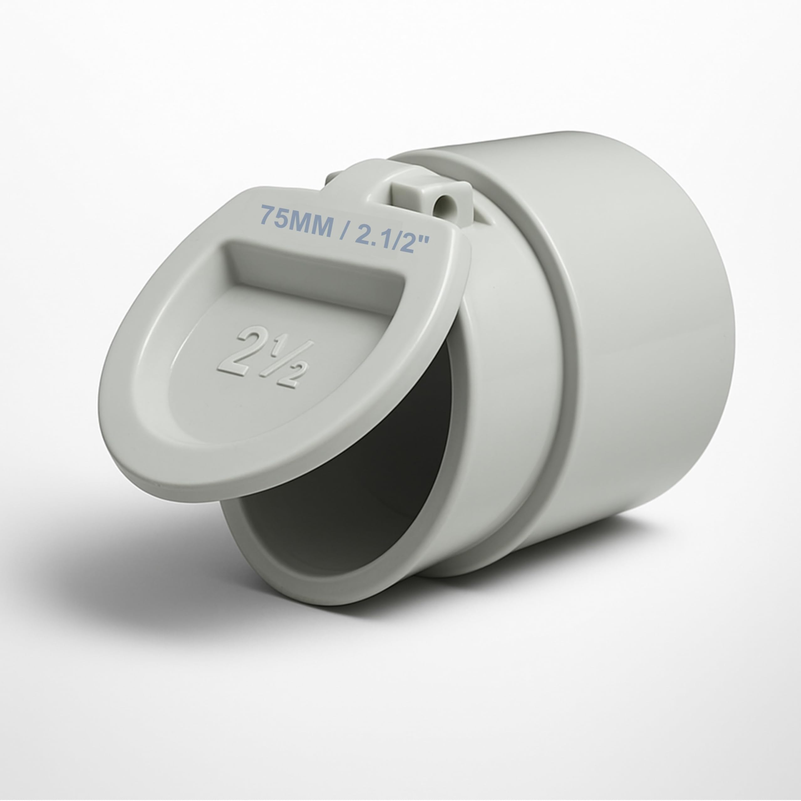 PVC SWR Pipe Flip Cover Valve, Prevent from Rats, Pests and Other Reptiles, Anti-Pest, Anti-Rat & Reptile Blocker (2.1/2"/75mm)-picture-21