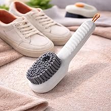 Liquid Dispenser Cleaning Brush with Soft Bristles | Shoe Cleaning Brush with Soap Dispenser | Multi-Purpose Scrubber for Shoes, Clothes, Sink, Tiles & Kitchen | Refillable Laundry Brush