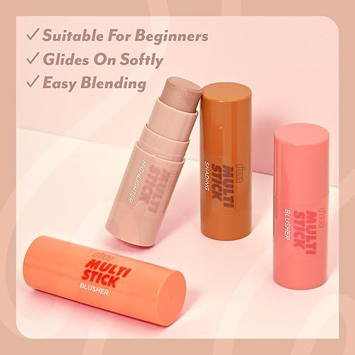 Miniatura 4 de I'M MEME I'm Multi Stick  Blusher Stick para cara  Fórmula de acabado mate fácil de mezclar adecuada para principiantes  Blusher 001 Rose